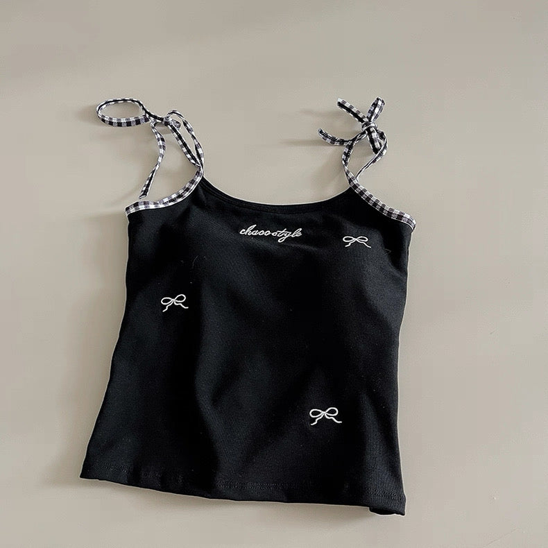 Ghent Lace Trim Built-In Bra Camisole