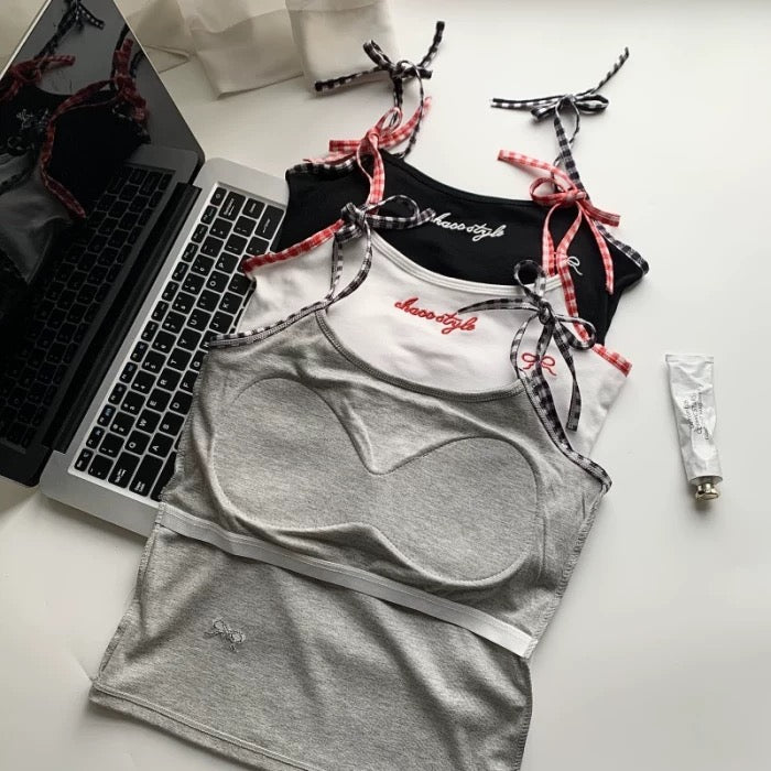 Ghent Lace Trim Built-In Bra Camisole