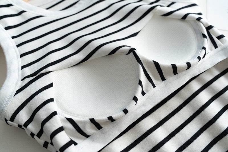 Fbella Stripe Padded Cami Top