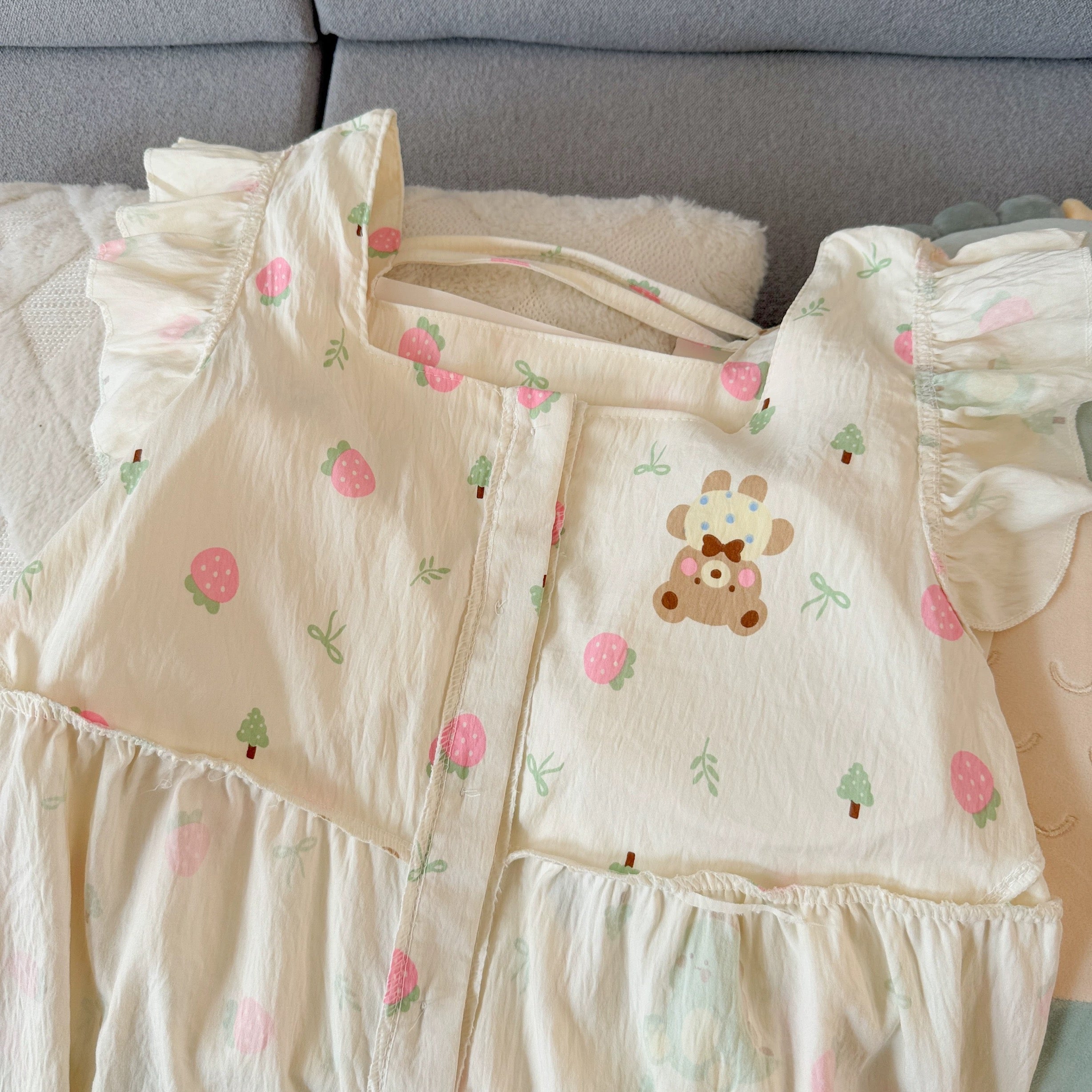 Teddy & Berry Padded Nightsuit -3pcs Set