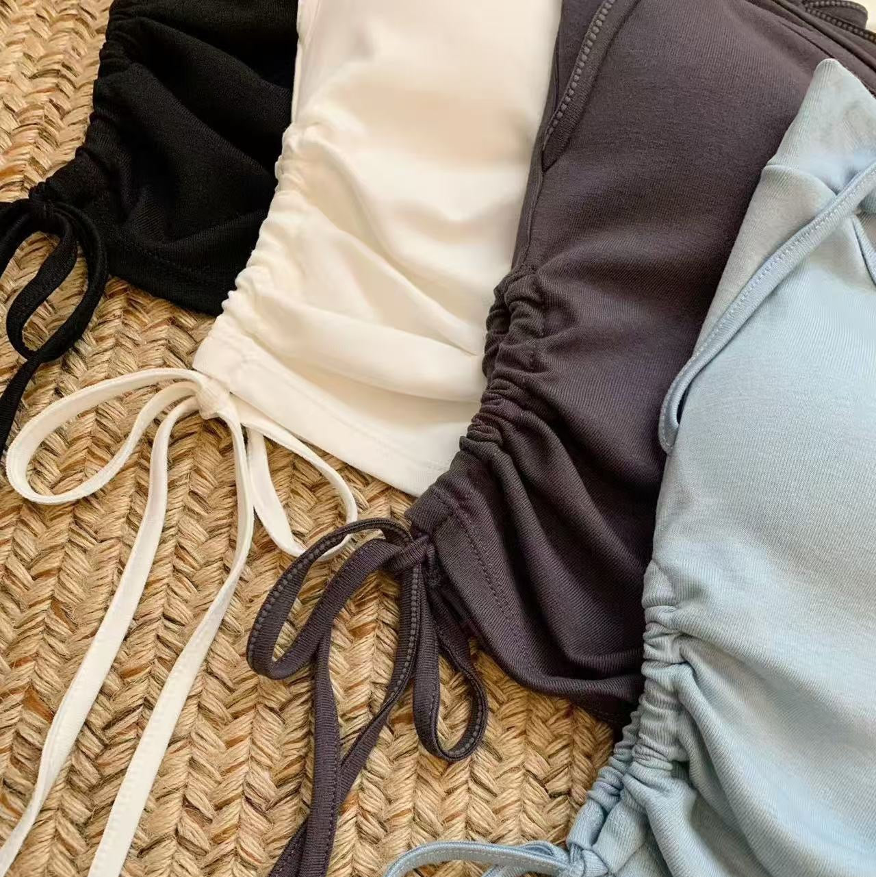 Cinch & Snatch Built-In Bra Halter Neck Top