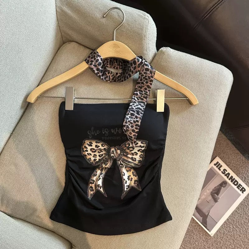 Worthy Built-In Bra Tube Top with Scarf