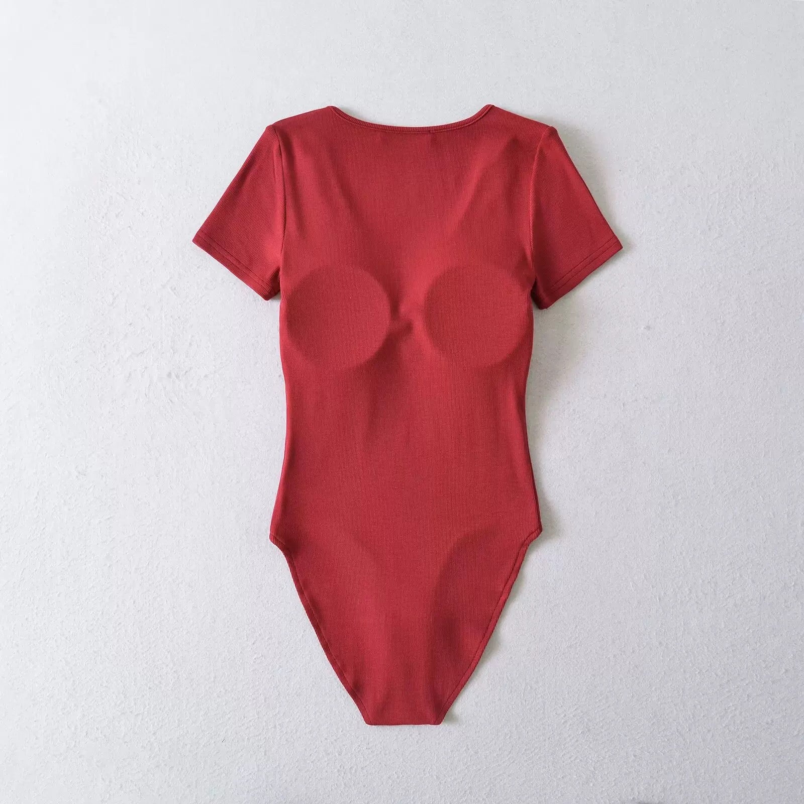 Timeless Curve Ribbed Built-In Bra Bodysuit