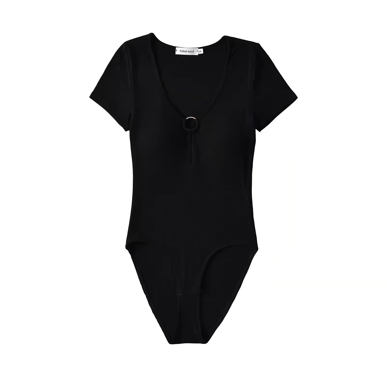 Timeless Curve Ribbed Built-In Bra Bodysuit