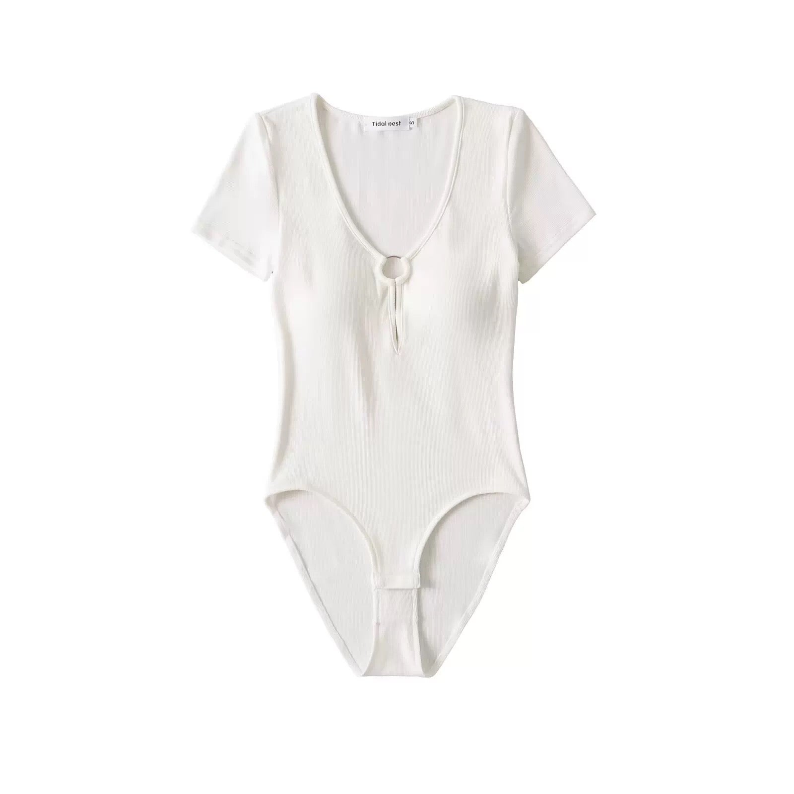 Timeless Curve Ribbed Built-In Bra Bodysuit