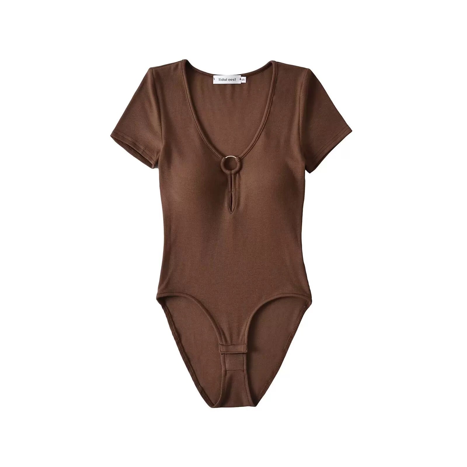 Timeless Curve Ribbed Built-In Bra Bodysuit