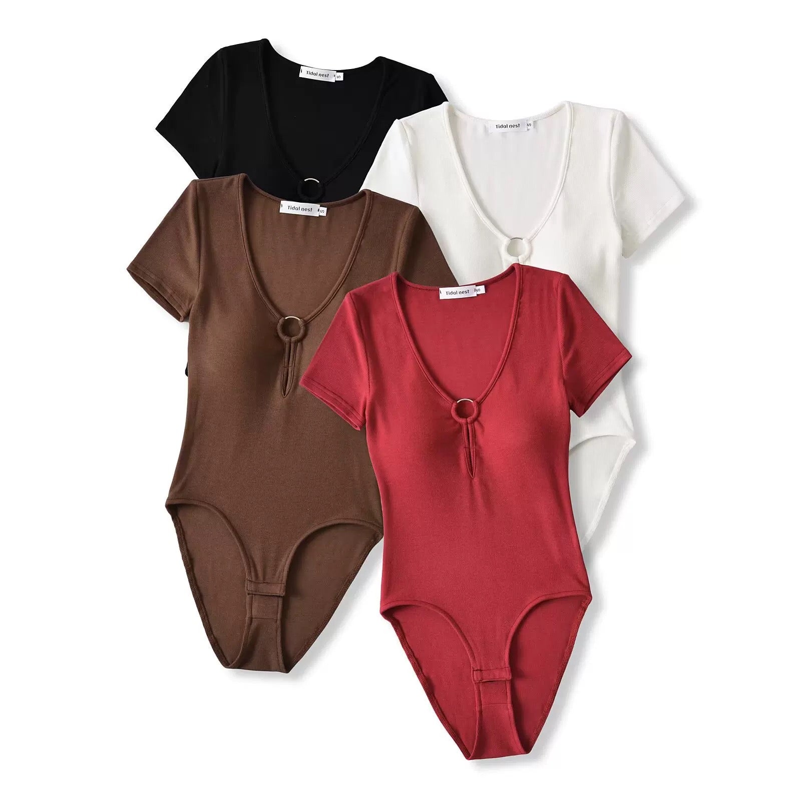 Timeless Curve Ribbed Built-In Bra Bodysuit