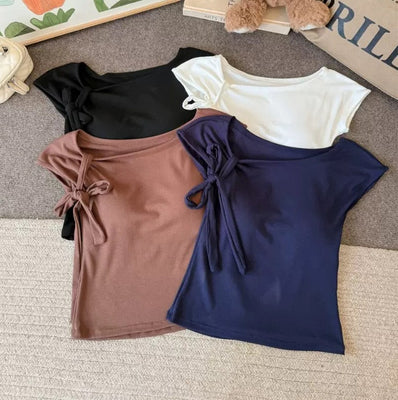 Weekend Knot Built-In Bra Top