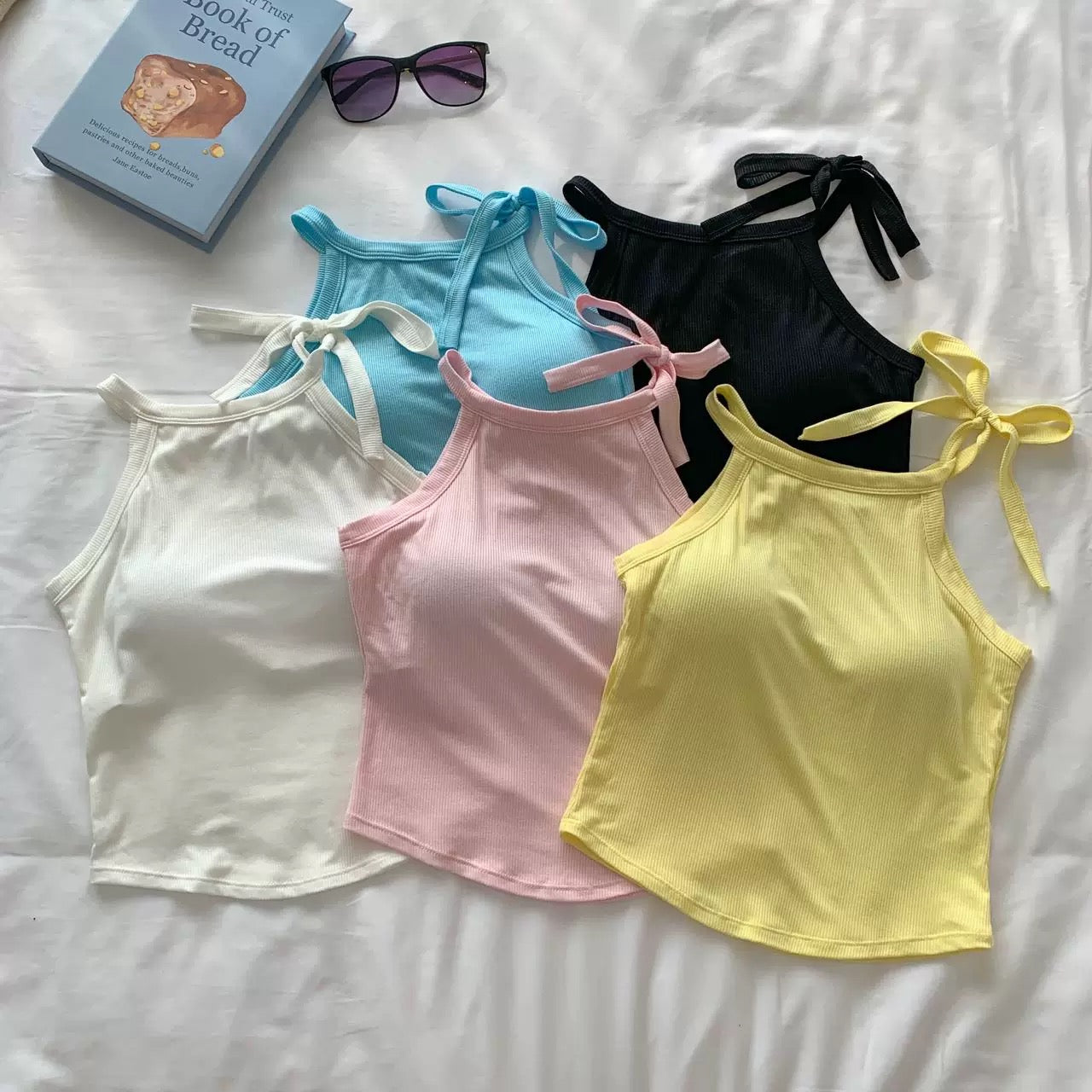 Candy Knot Built-In Bra Top