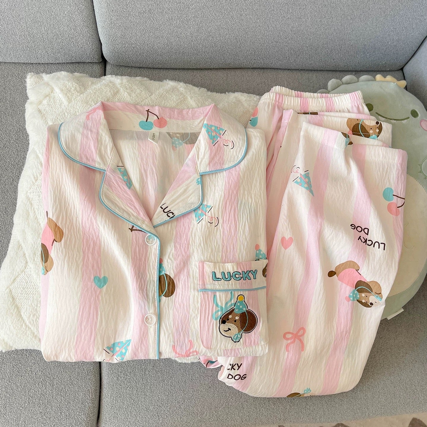 Happy Tail Padded Nightsuit Set