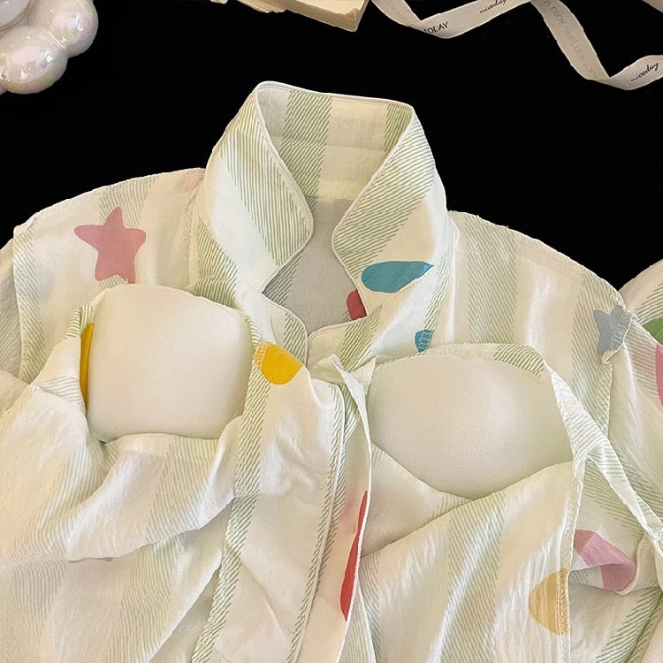 Stary Shinchan Padded Nightsuit - 3pc Set