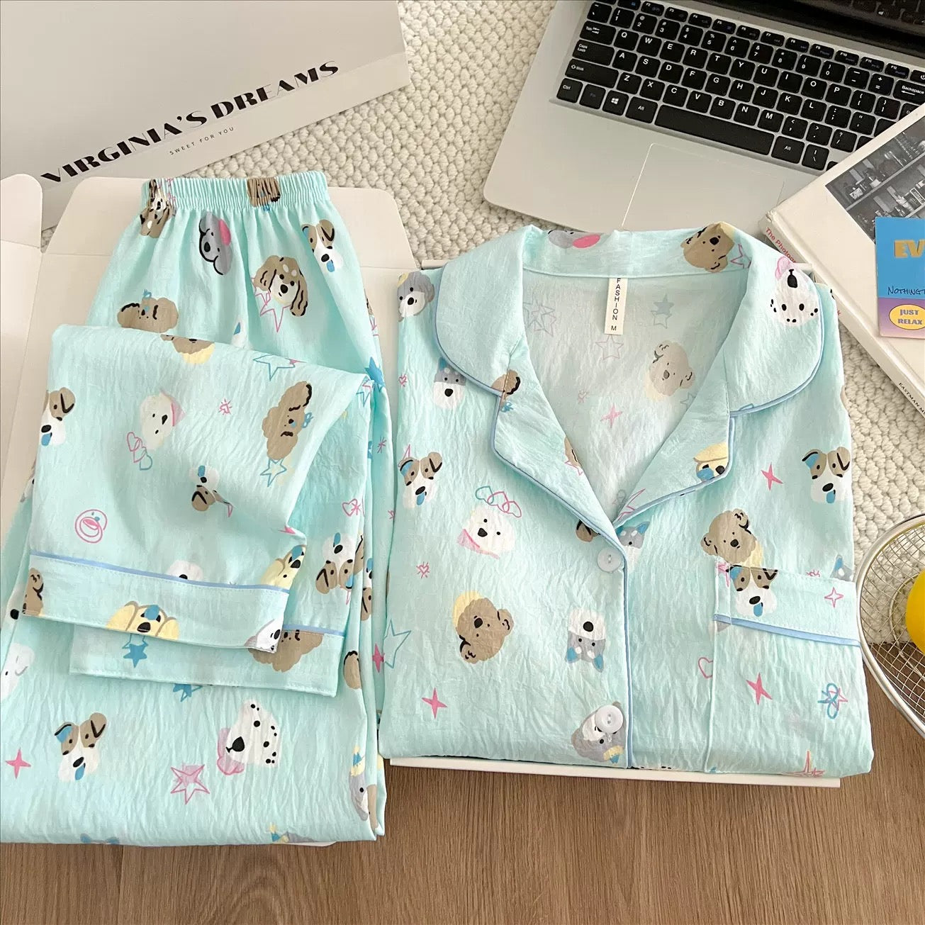 Doodle Dogs Padded Nightsuit Set