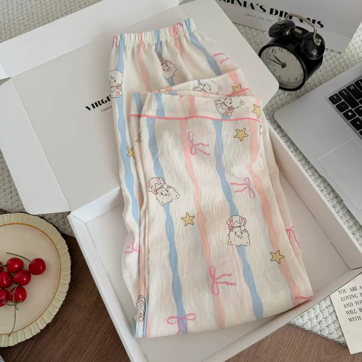 Stella Kitten Padded Nightsuit Set