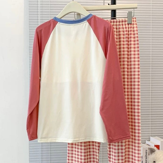 Pawberry Checks Padded Nightsuit Set