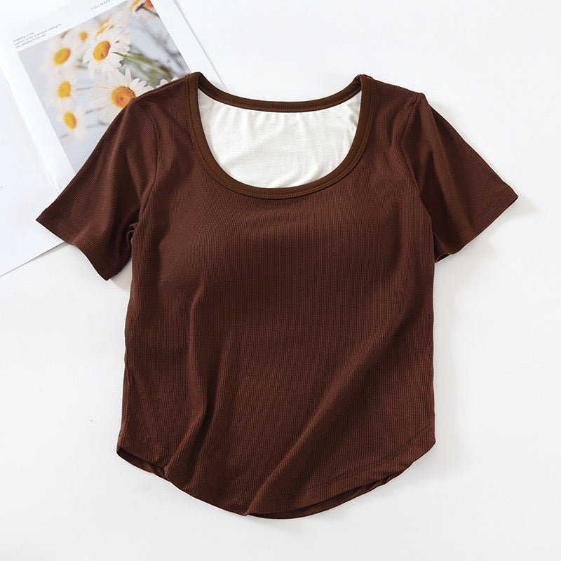 Lizzy Built-In Bra T-shirt