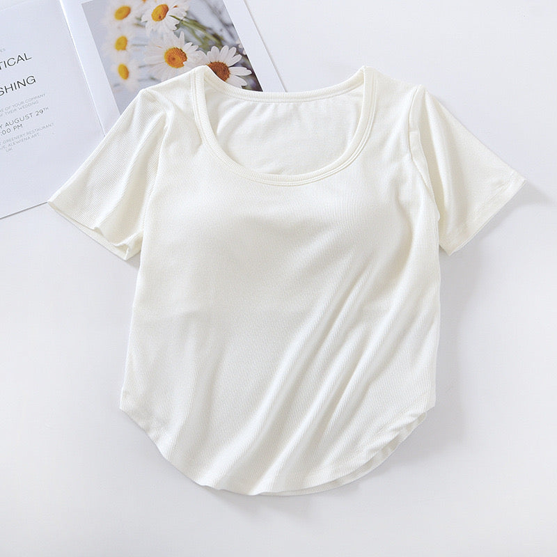 Lizzy Built-In Bra T-shirt