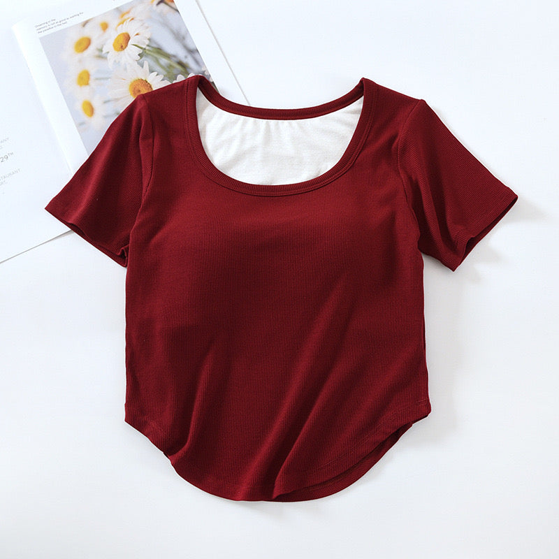 Lizzy Built-In Bra T-shirt