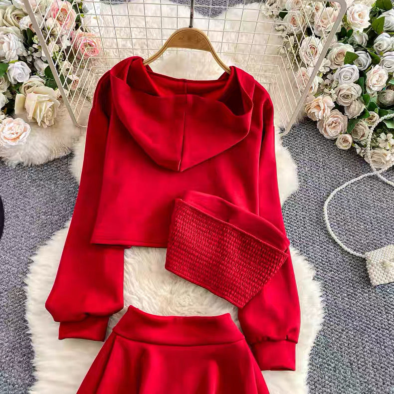 Street Luxe Padded Co-ord Set - 3Pc Set