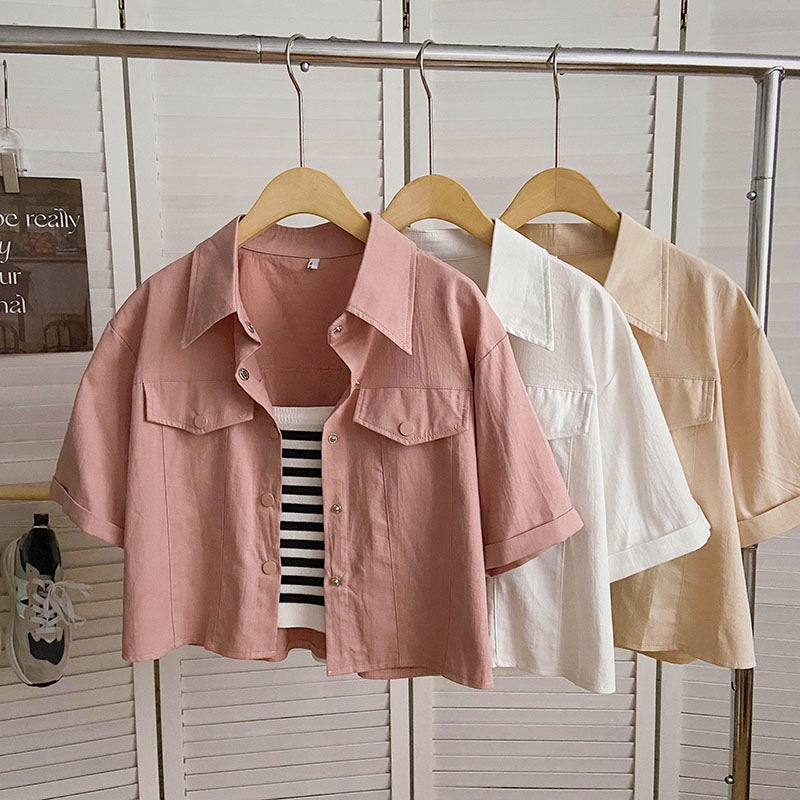 Lolo Stripe Camisole With Cotton Denim Shirt