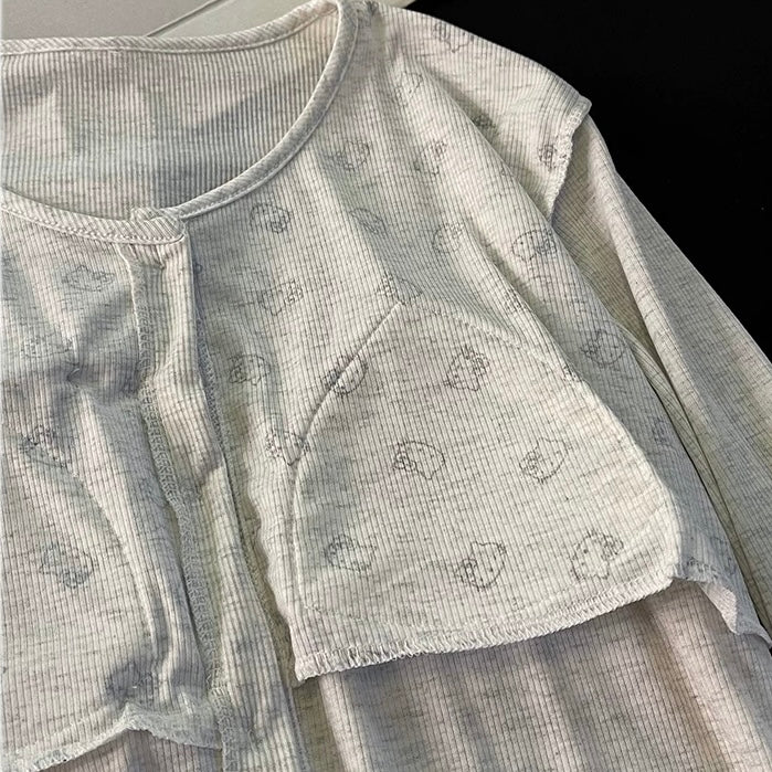 Kawaii Kitty Padded Nightsuit Set