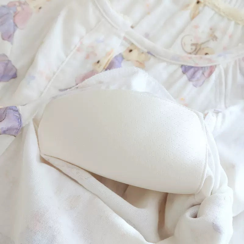 Pastel Doe Padded Nightsuit Set