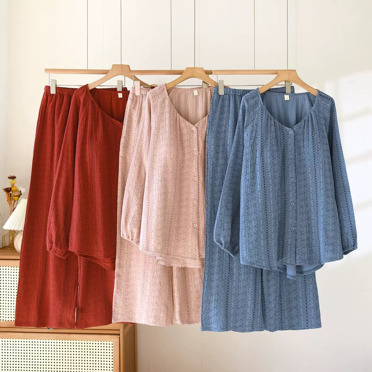 Breezy Lace Padded Nightsuit Set