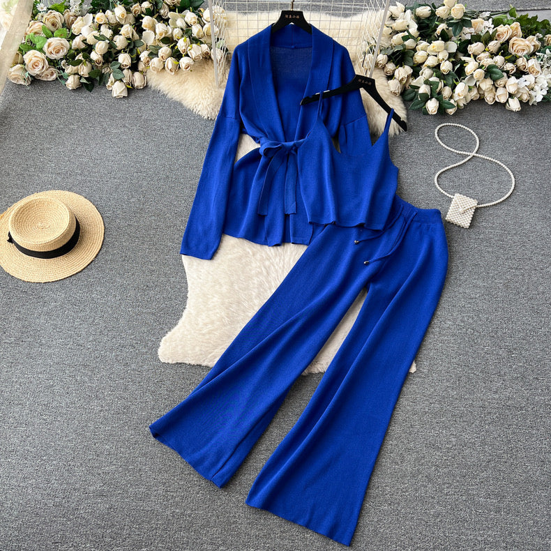 Triya Knitted Three Piece Set