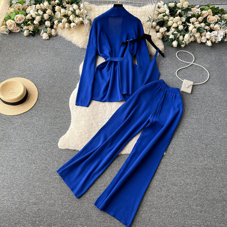 Triya Knitted Three Piece Set