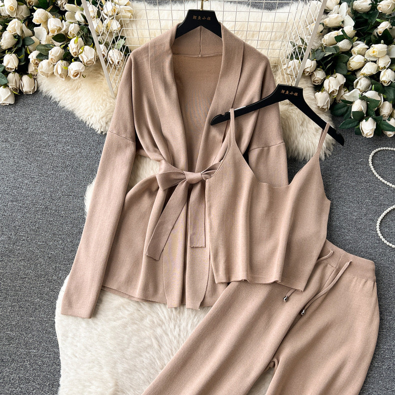 Triya Knitted Three Piece Set