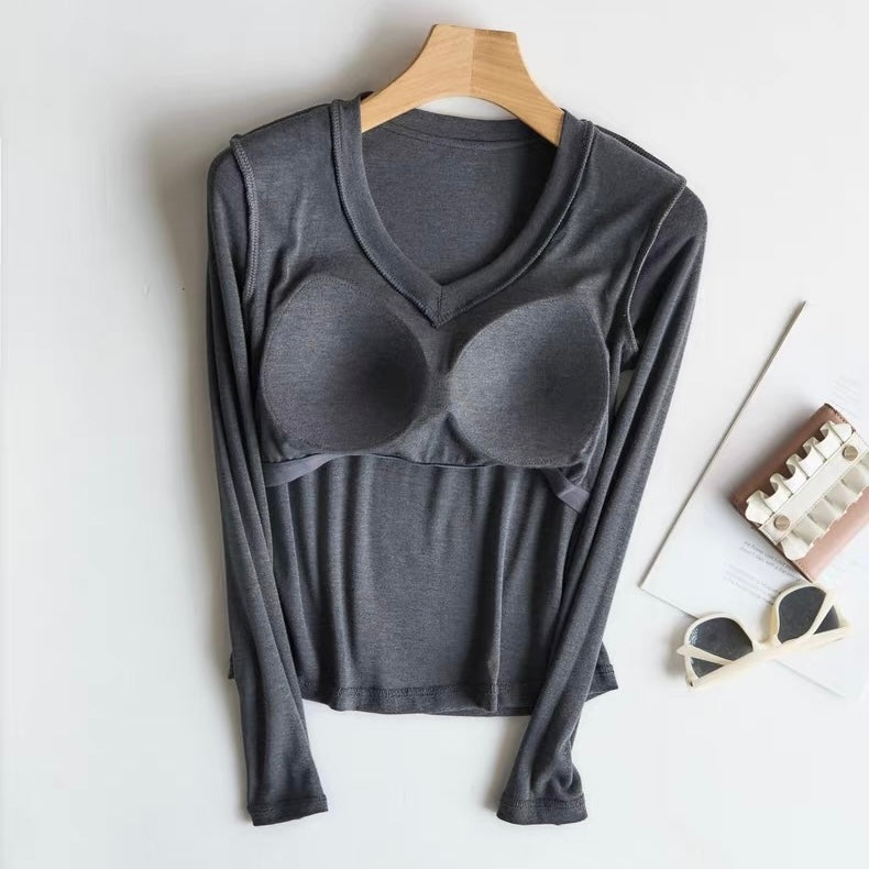 Winter Ease Built-In Bra Tee