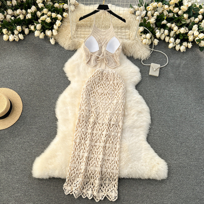 Lisa Crochet Top And Skirt Set