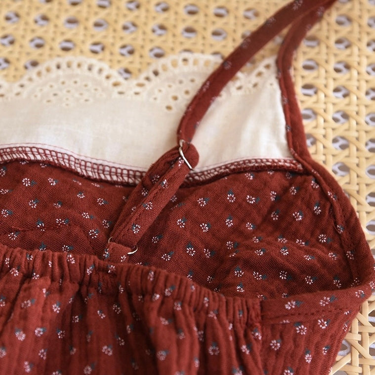 Rusty Romance Padded Nightsuit - 3pc Set