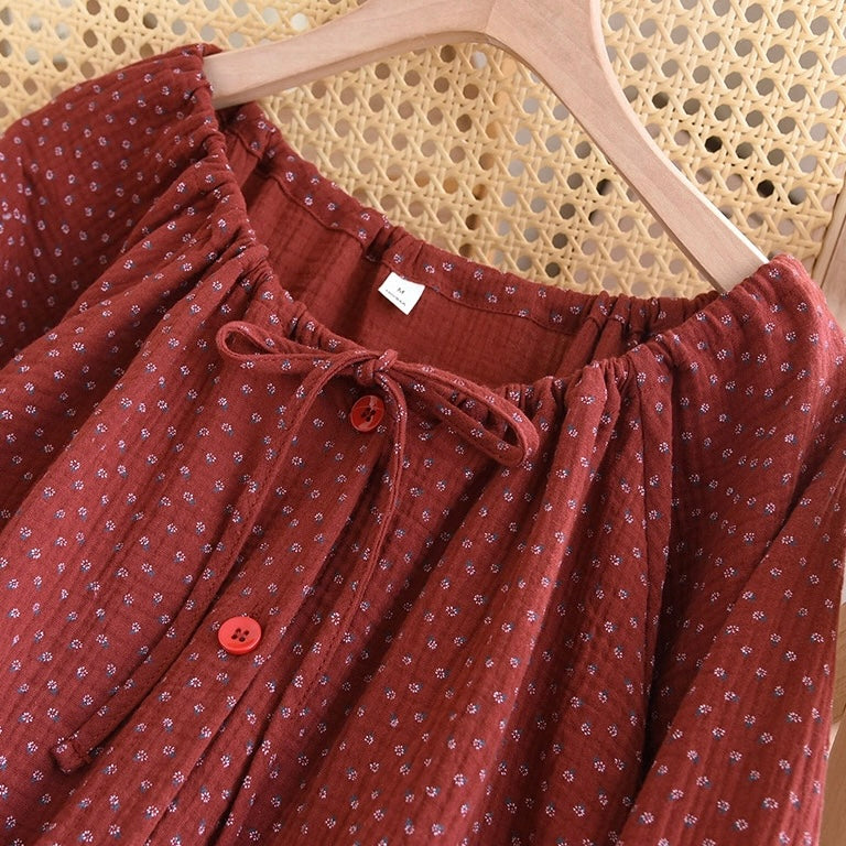 Rusty Romance Padded Nightsuit - 3pc Set