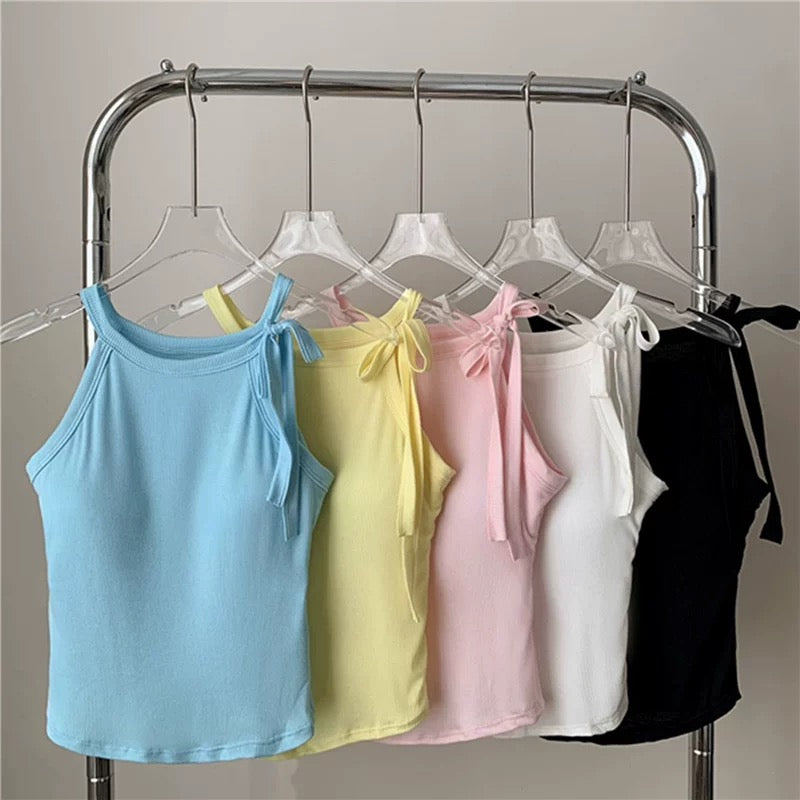 Candy Knot Built-In Bra Top