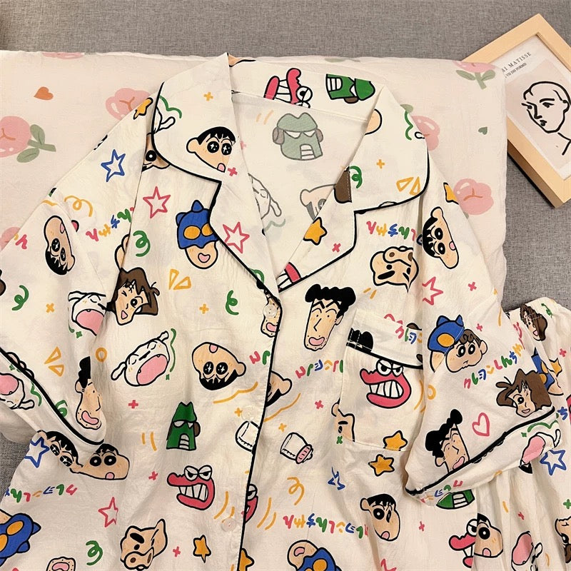 Kasukabe Padded Nightsuit - 3Pc Set