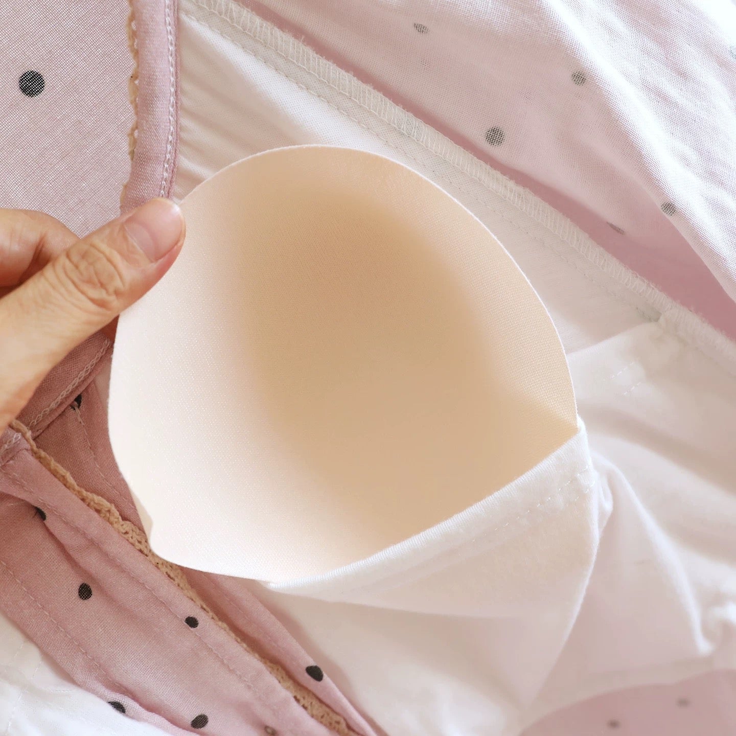 Lacy Dots Delight Padded Nightsuit Set