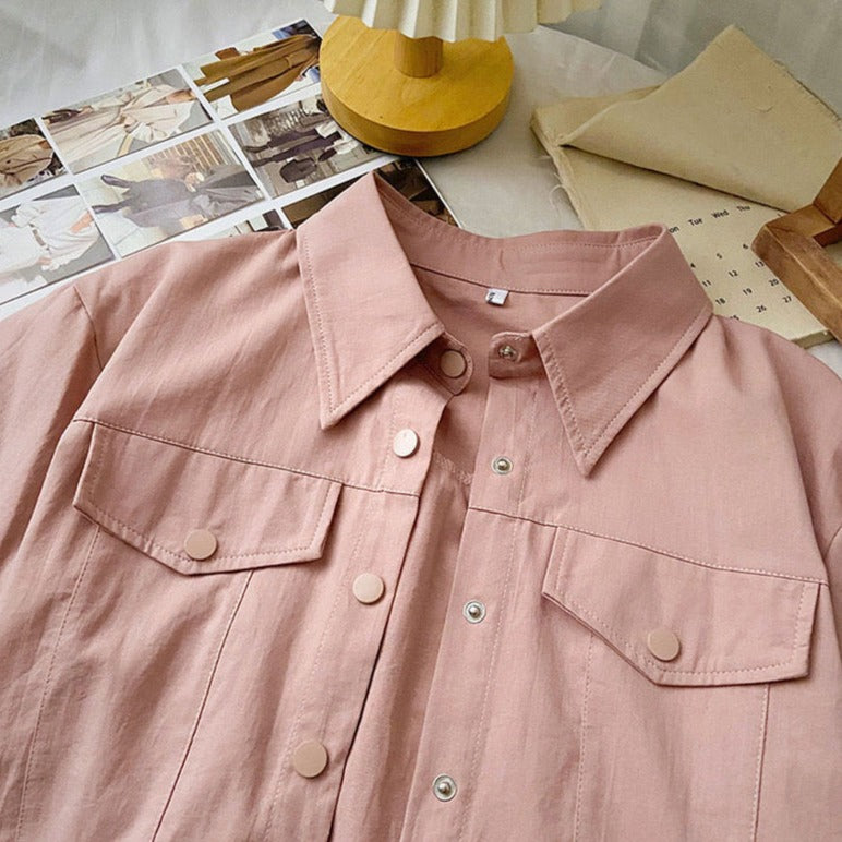 Lolo Stripe Camisole With Cotton Denim Shirt