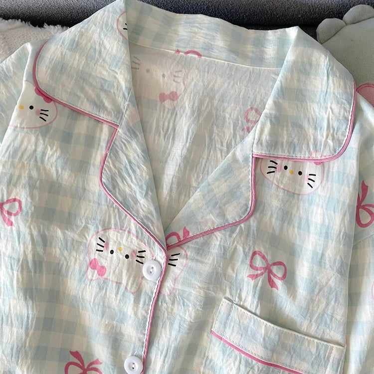 Cats & Bows Padded Nightsuit Set