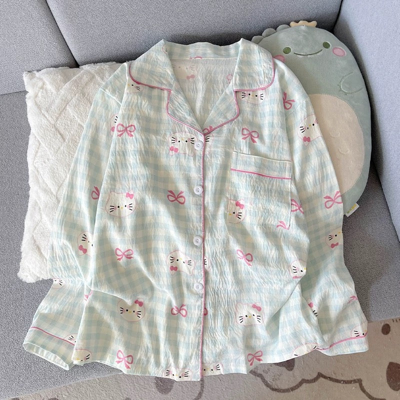 Cats & Bows Padded Nightsuit Set