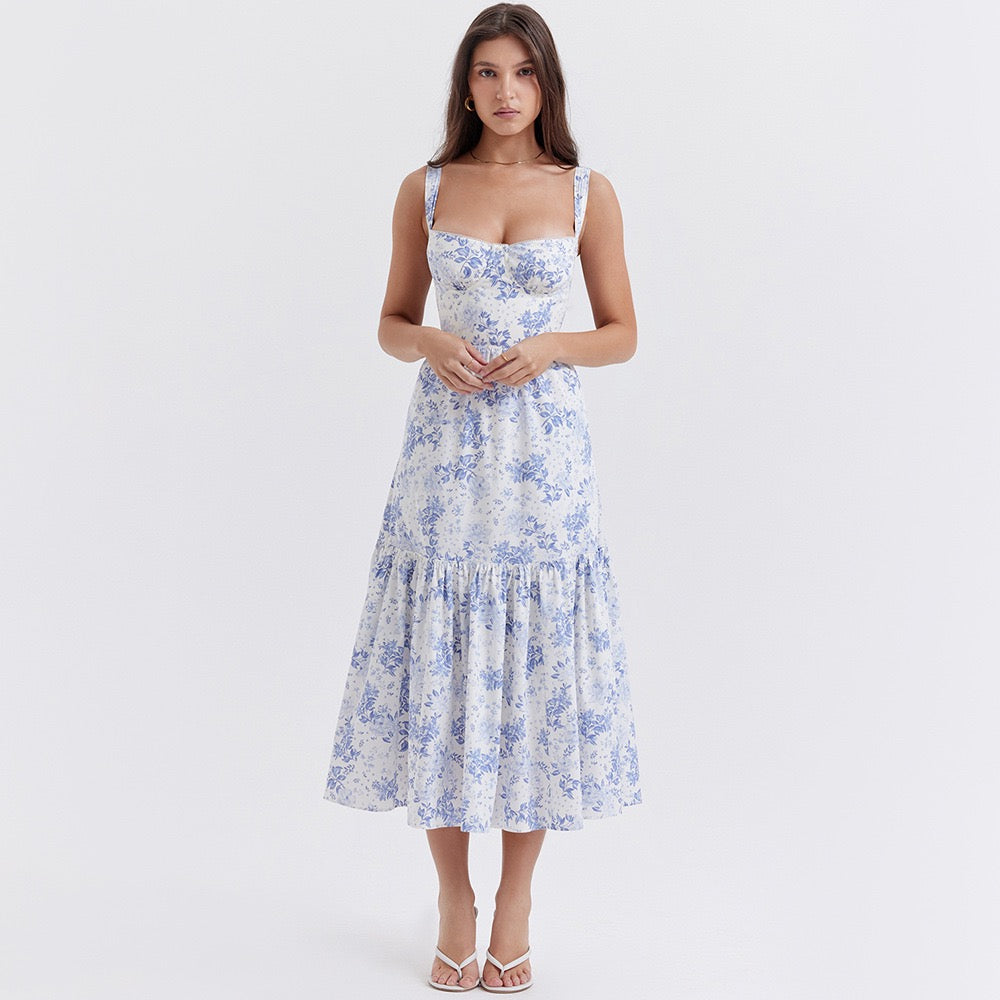 Mariah Floral Midi Sundress