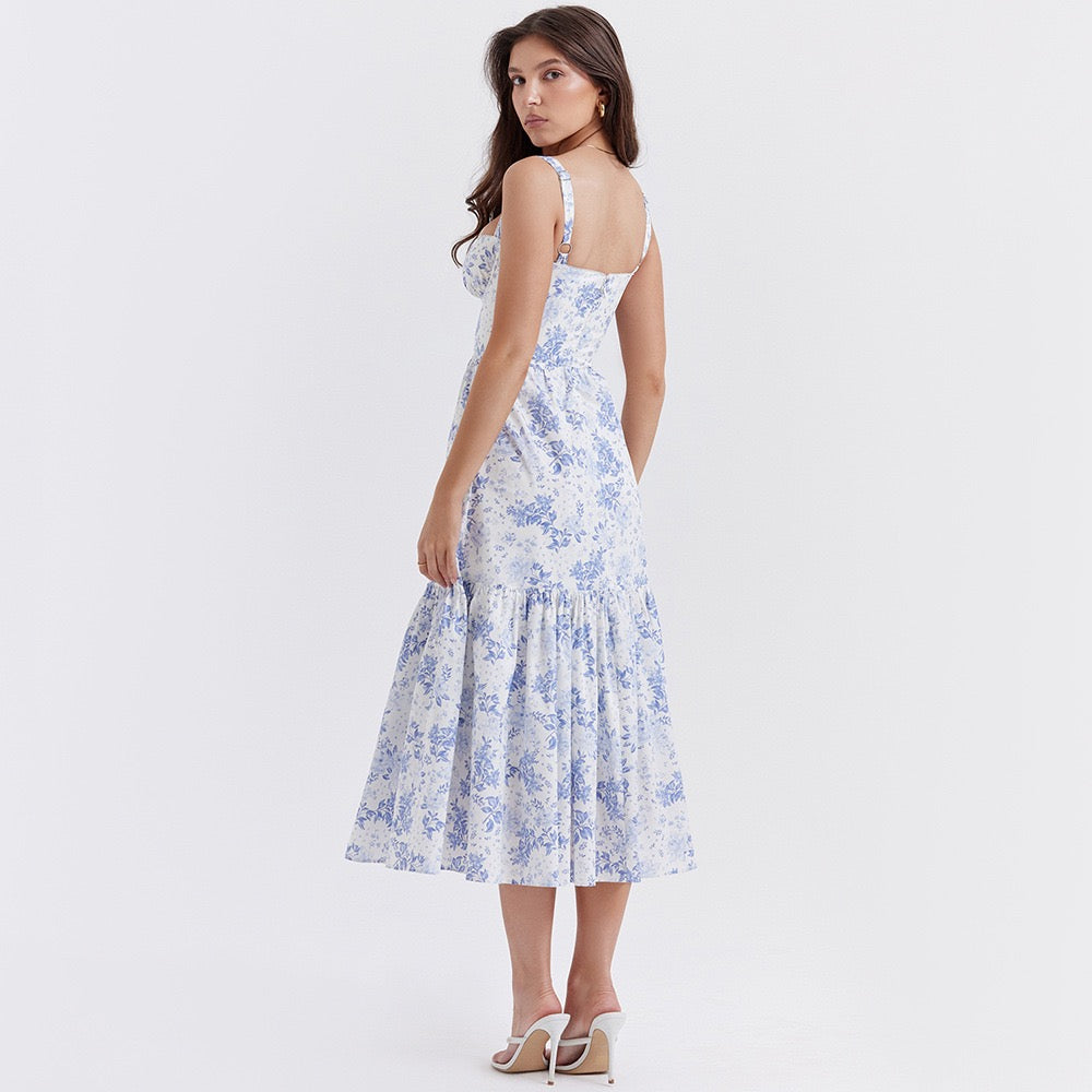 Mariah Floral Midi Sundress