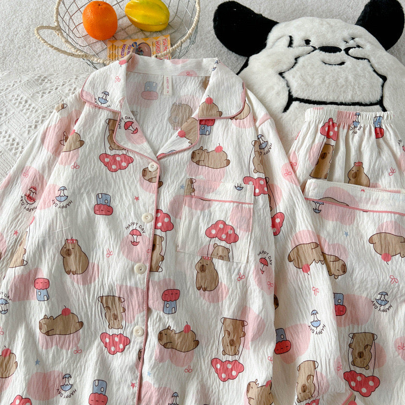 Sleepy Bear Padded Nightsuit Set