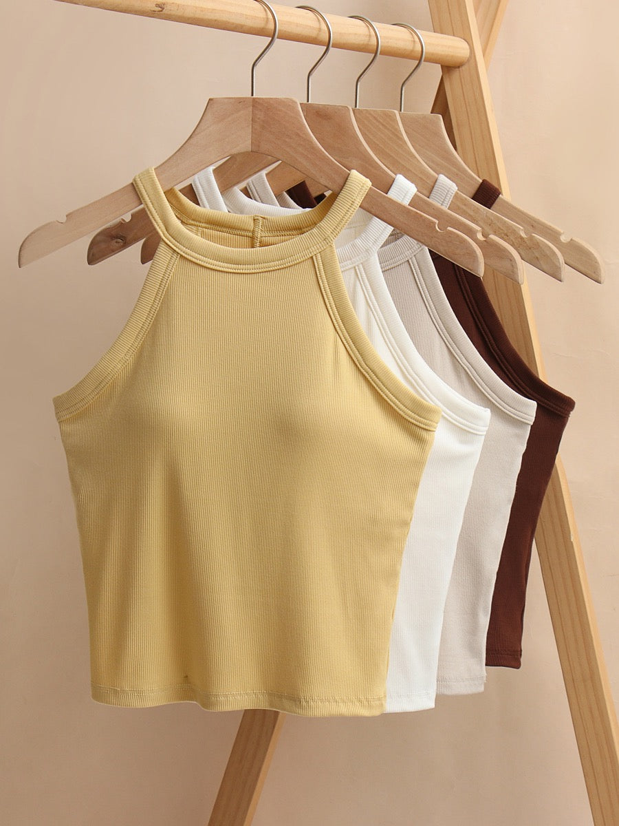 Halter Neck Padded Camisole