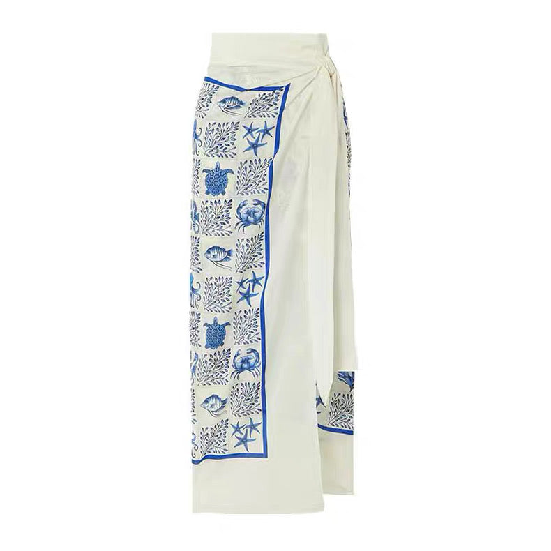 Seashore Monokini With Sarong