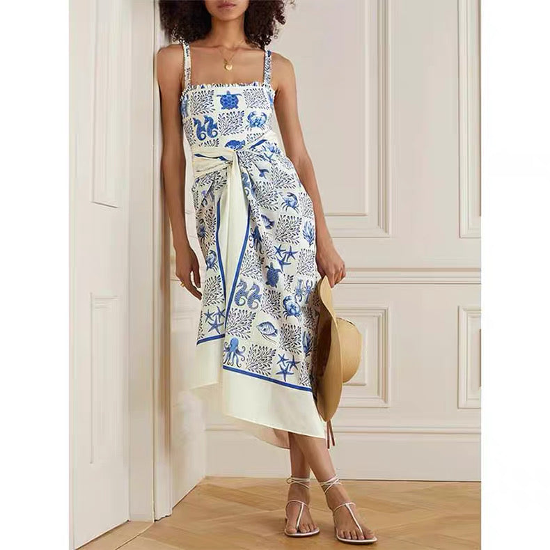 Seashore Monokini With Sarong