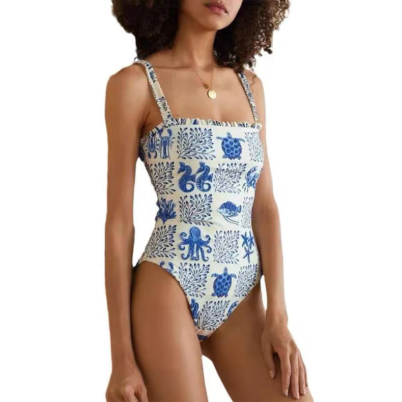 Seashore Monokini With Sarong