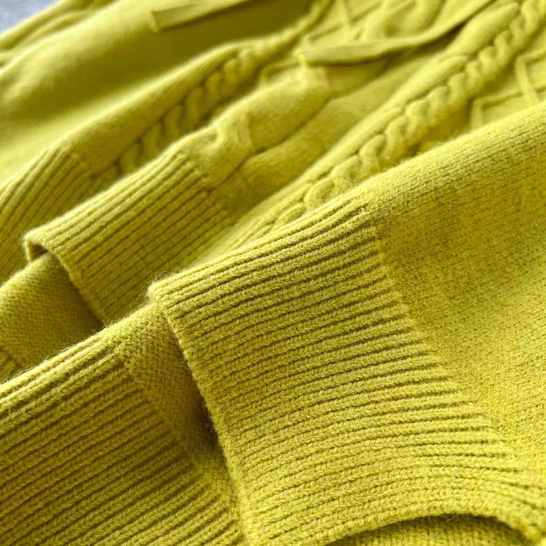 Mimay Knitted Hoodie And pants Set