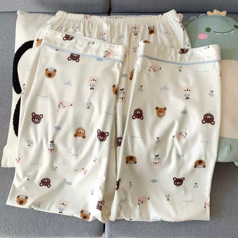 Teddy Time Padded Winter Nightsuit Set