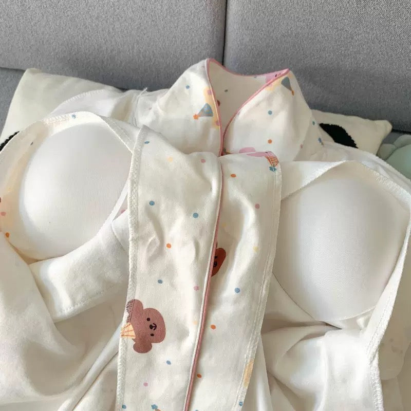 Vanilla Pop Padded Winter Nightsuit Set