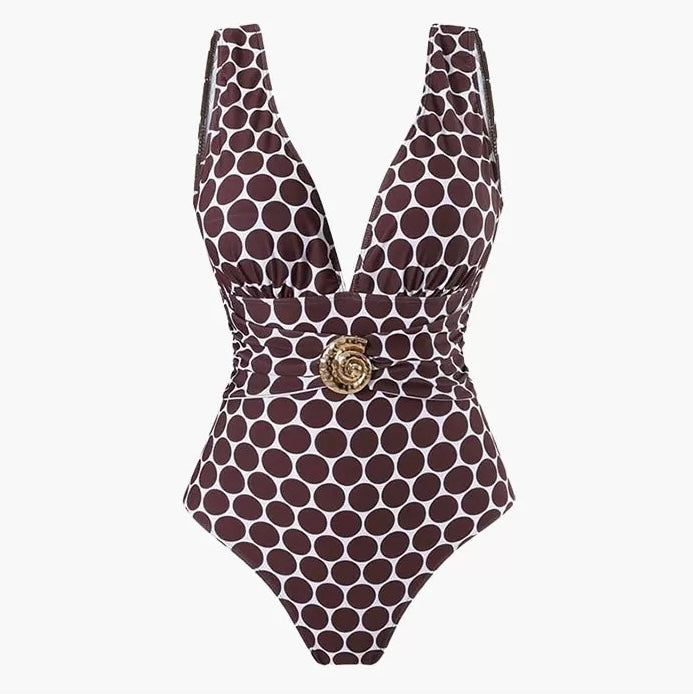 Monaco Retro Monokini & Sarong Set